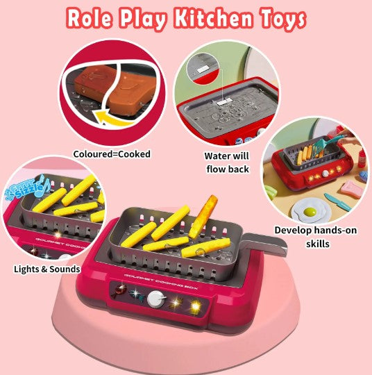 Color-changing Simulated Induction Cooker