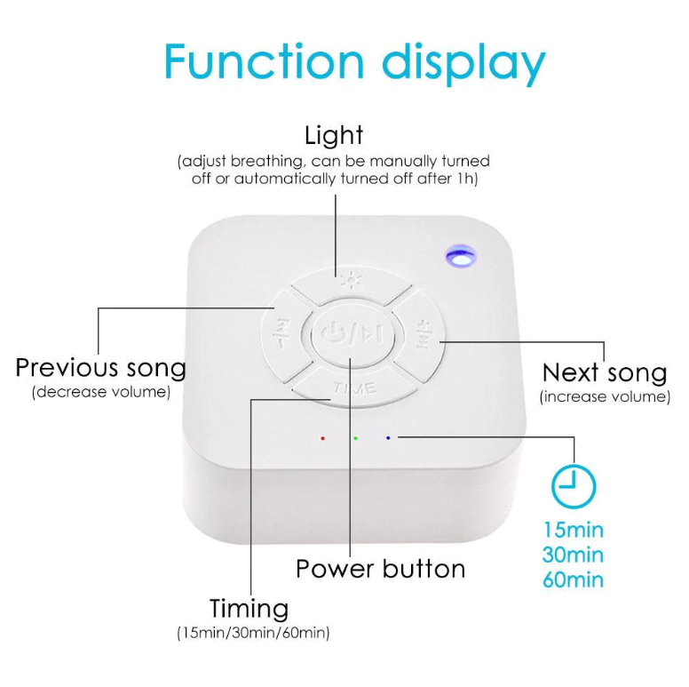 Baby Sleep Comforter Music Function Display