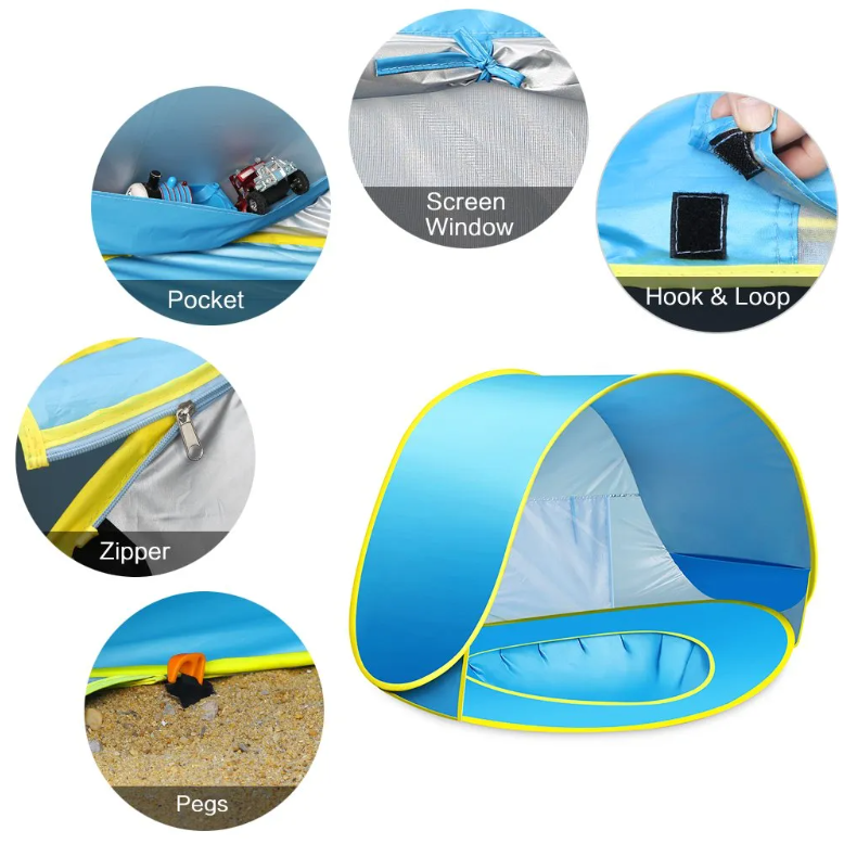 Ocean Pool Tent for Babies Features